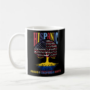Mug Mois du patrimoine hispanique Fiers racines colomb