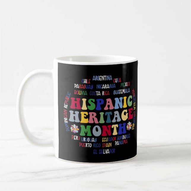 Mug Mois du patrimoine hispanique Pays latinos (Gauche)