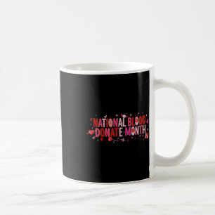 Mug Mois national de don de sang infirmière Rn Cna Ma