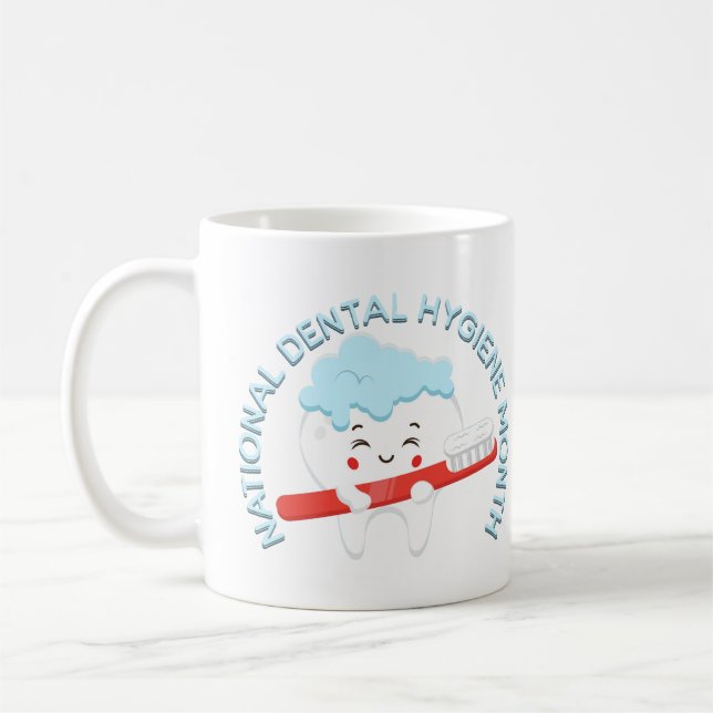 Mug Mois national de l'hygiène dentaire Bonne dent (Gauche)