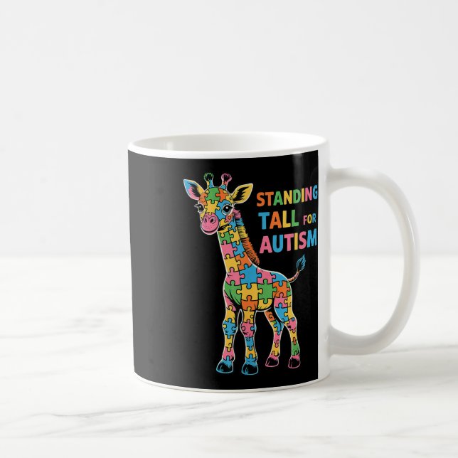 Mug Mois sensibilisation sur l'autisme Avril Puzzle Ac (Droite)