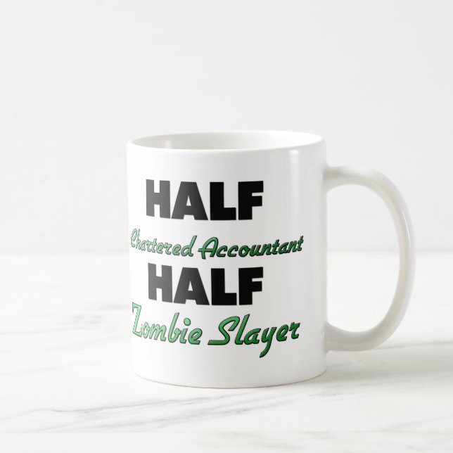 Mug Moitié de comptable de demi de tueur privilégiée (Droite)