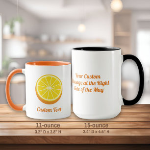 Mug Moitié orange
