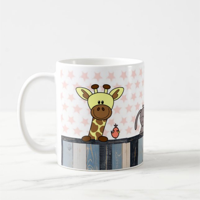 Mug mok - illustration d'animaux (Gauche)