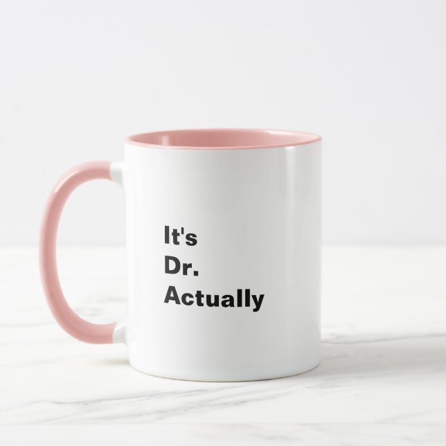 Mug Mok PHD cadeau de fin d'études (Gauche)