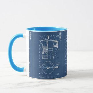 Mug Moka cafetiere expresso bialetti blueprint