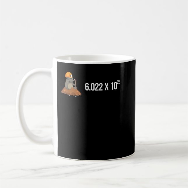 Mug Mole Day Avogadro's Number Funny Chemistry (Gauche)