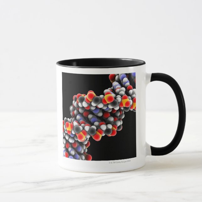 Mug Molécule d'ADN. Modèle moléculaire de l'ADN (Droite)