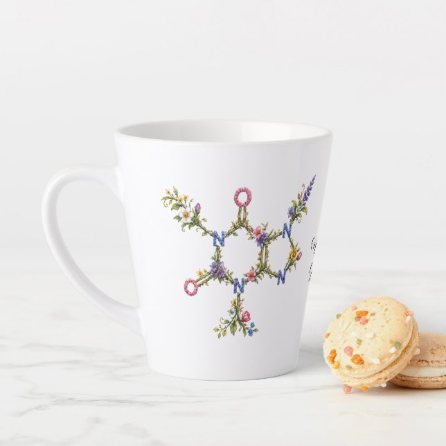 Mug Molécule de Caféine Botanique (En situation)