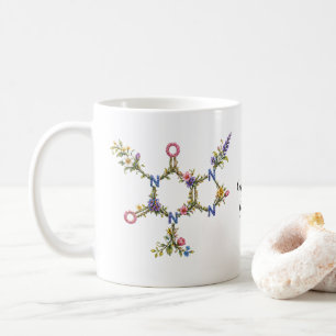 Mug Molécule de Caféine Botanique