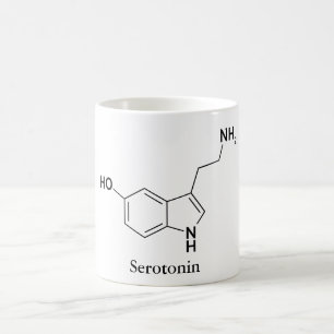 Mug Molécule de sérotonine Chimie Science