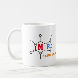 Mug molécule super-caféine-buveuse personnalisée