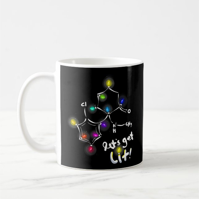 Mug Molécules de kétamine (Gauche)