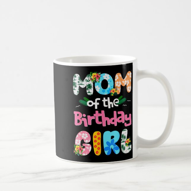 Mug Mom And Dad Of The Birthday Girl Hawaii Family Par (Droite)