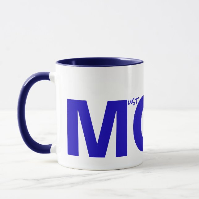 Mug MOM (doit m'obéir) Bleu (Gauche)