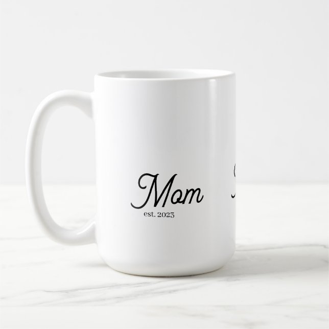 Mug Mom Established Black Script (Gauche)