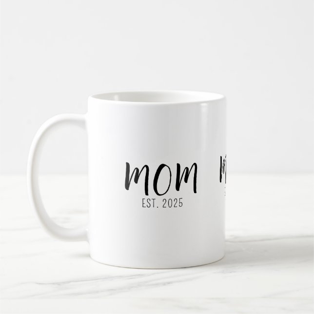 Mug Mom Established New Mom Gift  (Gauche)