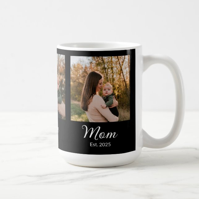 Mug Mom Established Script Black 3 Photo (Droite)
