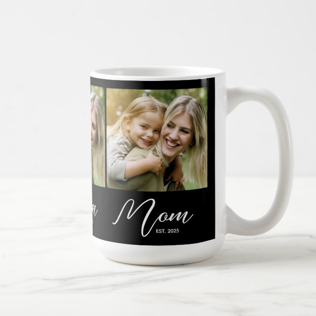 Mug Mom Established Script Black 3 Photo (Droite)