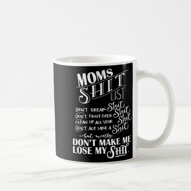 Mug Mom List Momlife Funny Mom Mothers Day  (Droite)