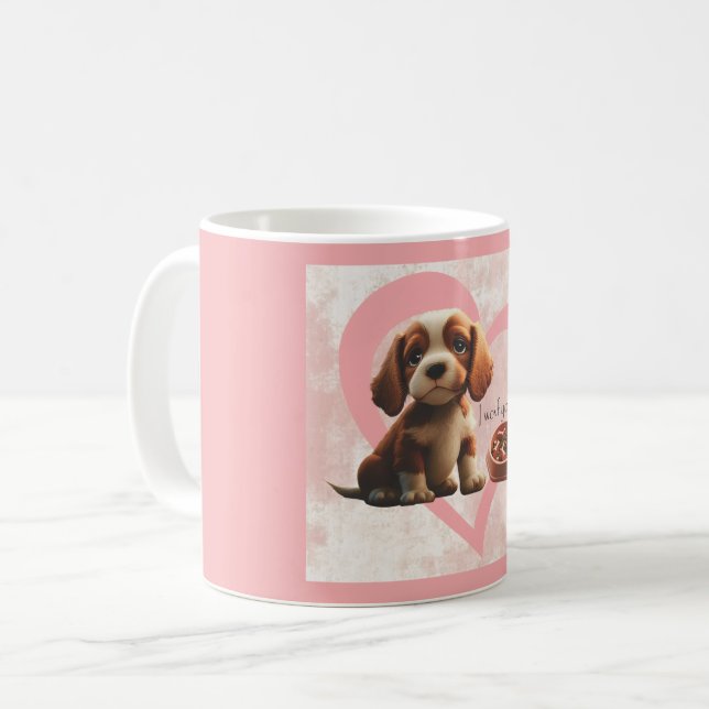 Mug Mom loving puppy (Devant gauche)