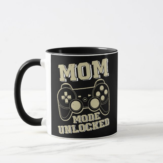 Mug Mom Mode Unlocked Best Gamer Mom Son Video Game (Gauche)