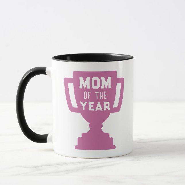 Mug Mom of the Year Trophy Design (Gauche)