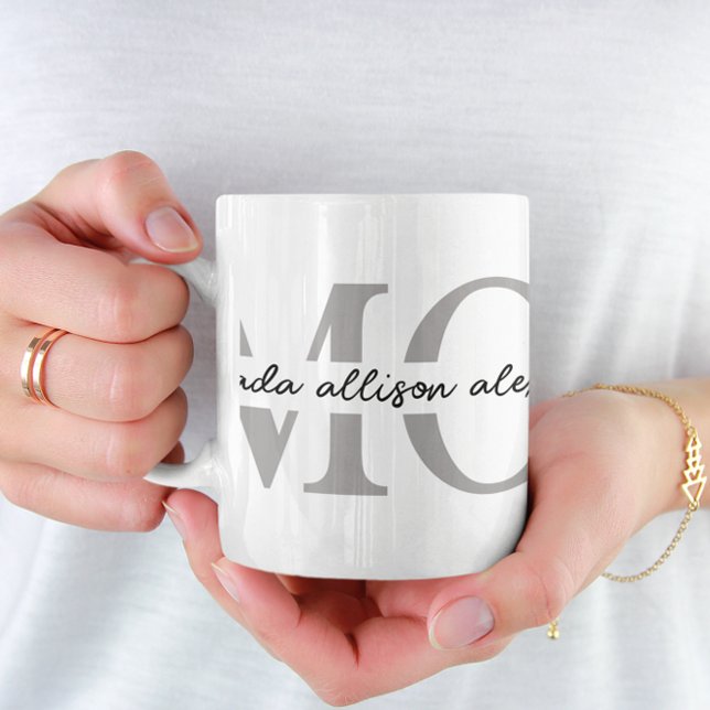 Mug MOM personnalisé avec nom d'enfant (Créateur téléchargé)