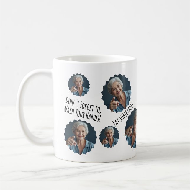 Mug Mom to son or daughter student gift (Gauche)
