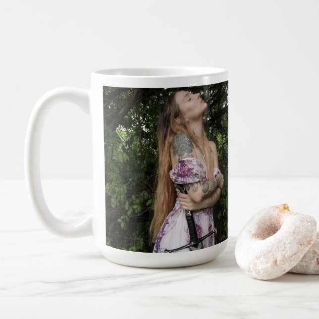 Mug Moment de café en forêt  (Avec donut)