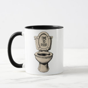 Mug Moment de déféquer T-shirt de toilette drôle