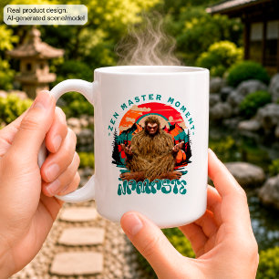 Mug Moment de maître zen Bigfoot Art rétro de méditati