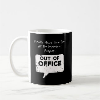 Mug Moment pour mes projets importants Drôle de retrai
