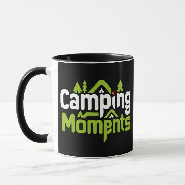 Mug Moments de camping, souvenirs inoubliables (Gauche)