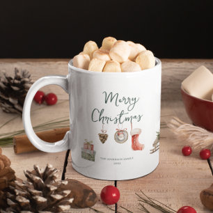 Mug Moments Joyeux d'Hiver Noël Monogramme