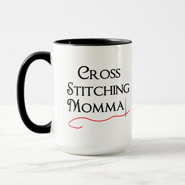 Mug Momme de poinçonnage croisé (Gauche)
