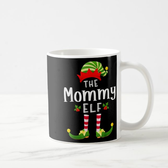 Mug Mommy Christmas Elf Matching Pajama X-mas Party  (Droite)