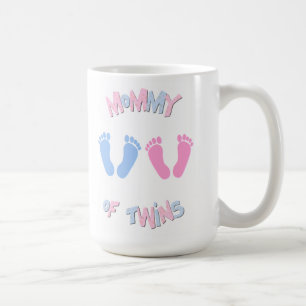 Mug Mommy of Twins Empreintes