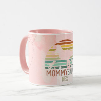 Mug Mommysaurus Dinosaur cadeau Anniversaire Maman din