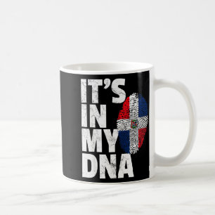 Mug Mon ADN Drapeau de la République dominicaine Noël
