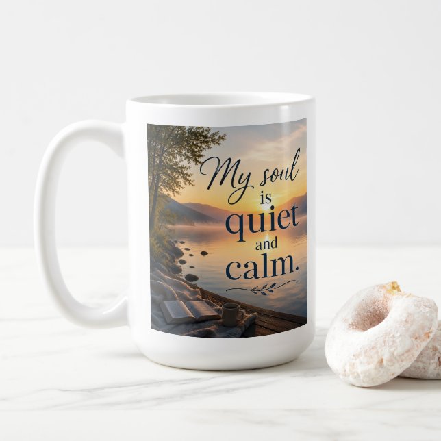 Mug Mon âme est calme et paisible (Avec donut)