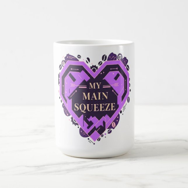 Mug Mon amour – Amour de café violet pour la Saint-Val (Centre)