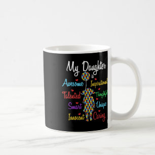 Mug Mon Amour Fille Puzzle Autistique Cool Autisme Awa