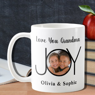 Mug Mon amour, grand-mère Photo personnalisée