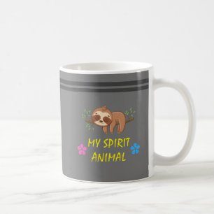 Mug Mon animal spirituel   Paresseux mignon endormi
