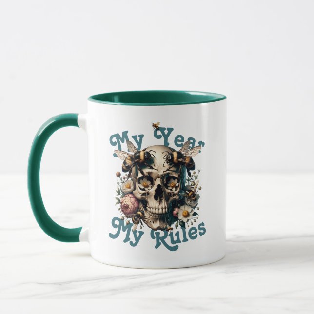 Mug Mon année Mes règles Femme Power Xmas Personnalisé (Gauche)