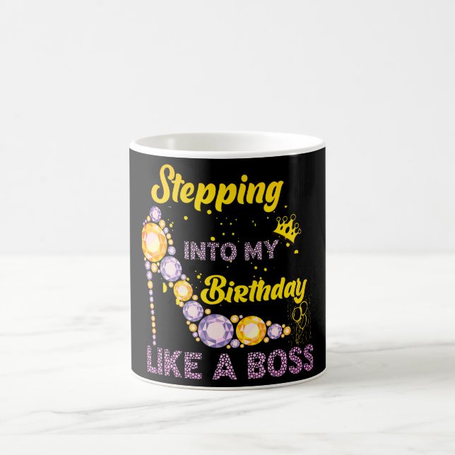 Mug Mon anniversaire comme un patron (Centre)