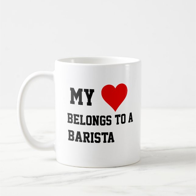 Mug Mon Appartenance À Un Barista (Gauche)