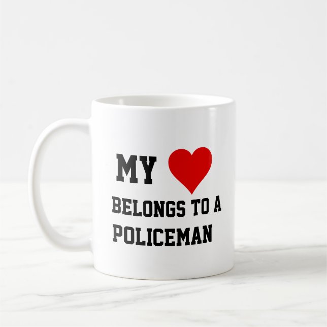 Mug Mon Appartenance À Un Policier (Gauche)