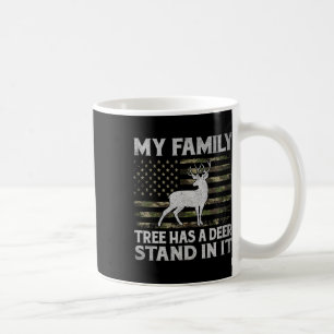 Mug Mon Arbre Familial A Un Deer Stand Dans Il Chasse 